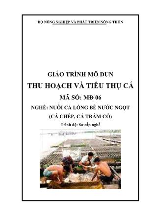 Giáo trình Mô đun thu hoạch và tiêu thụ cá