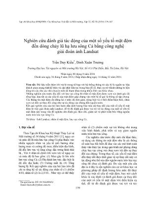 Giáo trình Mô phỏng dòng tách bờ (RIP current) khu vực bãi biển phía nam Nhơn Lý, Bình Định bằng mô hình toán- Đặng Đình Khá - Trần Duy Kiều