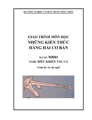 Giáo trình Môn học những kiến thức hàng hải cơ bản