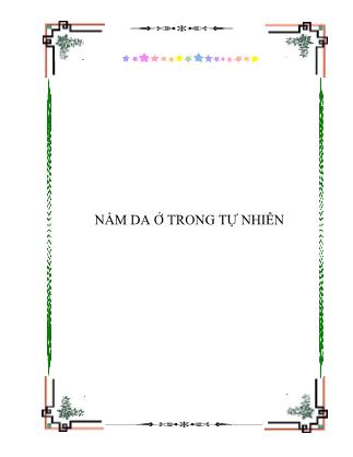 Giáo trình Nấm da ở trong tự nhiên