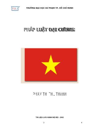 Giáo trình Pháp luật đại cương - Phạm Thị Thu Thanh