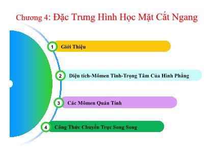 Giáo trình Phương pháp số trong tính toán kết cấu - Chương 4: Đặc trưng hình học mặt cắt ngang