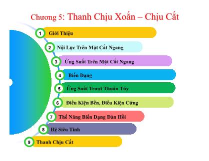 Giáo trình Phương pháp số trong tính toán kết cấu - Chương 5: Thanh chịu xoắn-Chịu cắt