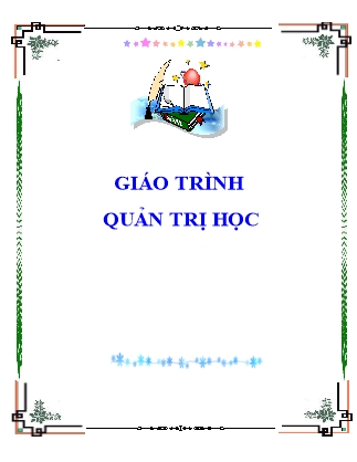 Giáo trình Quản trị học (Bản đẹp)