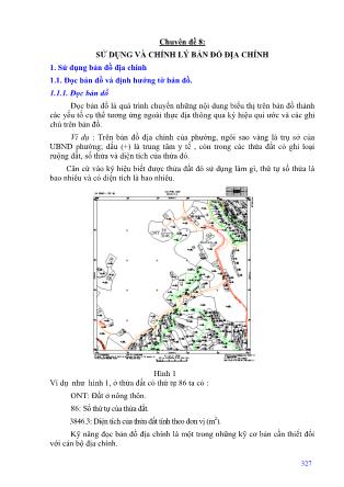 Giáo trình Sử dụng và chỉnh lý bản đồ địa chính