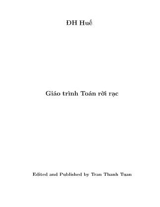 Giáo trình Toán rời rạc - Trần Thanh Tuân