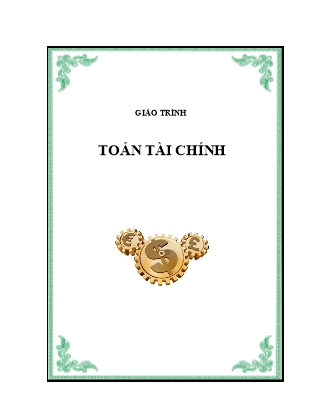 Giáo trình Toán tài chính