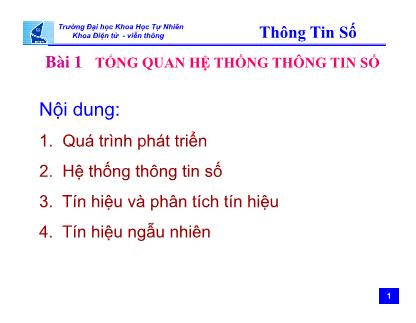 Giáo trình truyền thông số