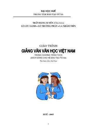 Giáo trình Văn học Việt Nam - Phần 1: Văn học dân gian