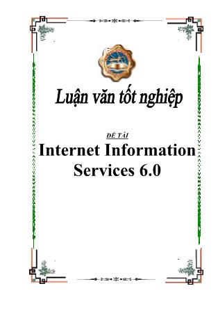 Luận văn Internet Information Services 6.0