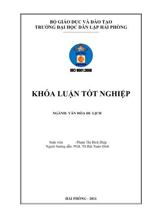 Báo cáo Khai thác các giá trị lịch sử-Văn hóa làng Cổ Loa, xã Cổ Loa, huyện Đông Anh, TP. Hà Nội phục vụ phát triển du lịch