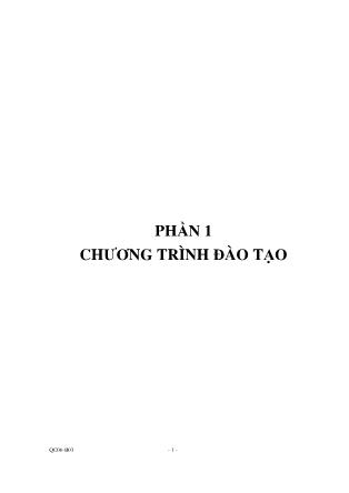 Chương trình Đào tạo Ngành kỹ thuật điện-Điện tử