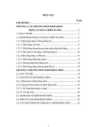 Đồ án Các phương pháp khởi động động cơ xoay chiều ba pha-Nghiên cứu bộ khởi động mềm PST 710 hãng ABB