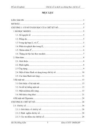 Đồ án Chữ ký số và dịch vụ chứng thực chữ ký số - Hà Thị Hồng Gấm