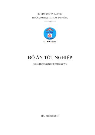 Đồ án Đồ ánTìm hiểu một số phương pháp trích chọn đặc trưng cho nhận dạng chữ viết - Ngô Quốc Tạo