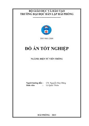 Đồ án Lập trình nhúng ARM trên Linux - Nguyễn Huy Dũng