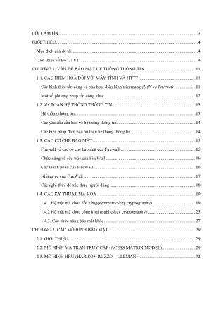 Đồ án Nghiên cứu các mô hình bảo mật thông tin, ứng dụng bảo mật hệ thống thông tin của Bộ GTVT - Nguyễn Thị Phương Thảo