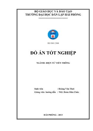 Đồ án Nghiên cứu công nghệ FPGA và phát triển các ứng dụng trên kit spartan 3E - Hoàng Văn Thơi