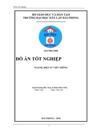 Đồ án Nghiên cứu mạng IP/WDM - Mạc Văn Vũ