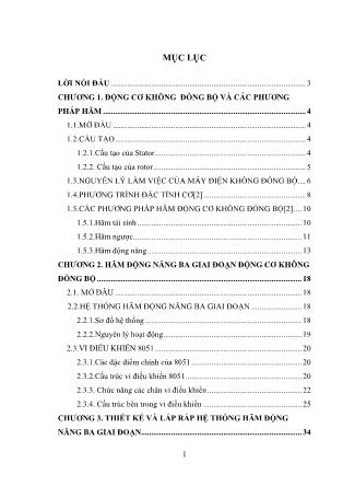 Đồ án Nghiên cứu xây dựng mô hình hãm động năng động cơ dị bộ ba giai đoạn có hiệu suất cao