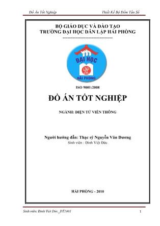 Đồ án Thiết kế bộ đếm tần số - Đinh Việt Đức
