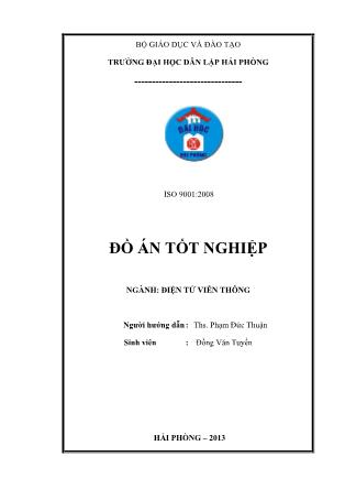 Đồ án Thiết kế mạng truyền hình cáp khu vực huyện An Dương–Thành Phố Hải Phòng