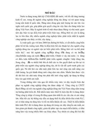 Đồ án Trang bị điện-Điện tử cần trục 120 tấn nhà máy đóng tàu Bạch Đằng-Đi sâu nghiên cứu cơ cấu nâng hạ hàng và cơ cấu tầm với