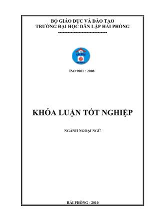Khóa luận A study on an argumentative essay - Nguyễn Thanh Hà