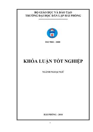 Khóa luận A study on how to translate related terms in business administration from English into Vietnamese