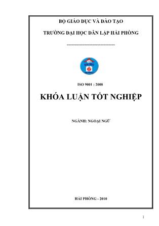 Khóa luận A study on how to use some common punctuation marks in writing English - Đoàn Minh Huyền