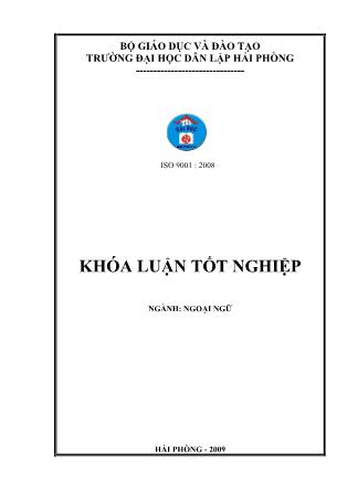 Khóa luận A study on how to write an effective thank you letter - Nguyễn Thị Thêu