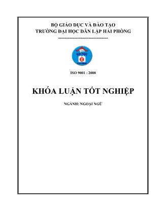 Khóa luận A study on terminology in translating pharmaceutical from English into Vietnamese - Trần Tuấn Anh