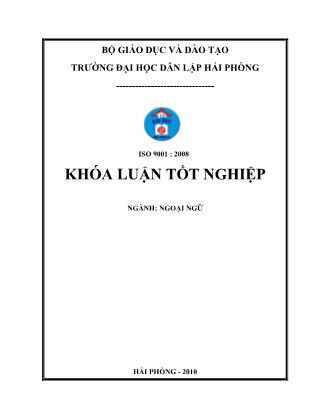Khóa luận A study on the translation of accounting terms from English into Vietnamese - Trịnh Thị Lệ Quyên