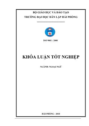 Khóa luận A study on the translation of english terms related to management accounting from english into Vietnamese