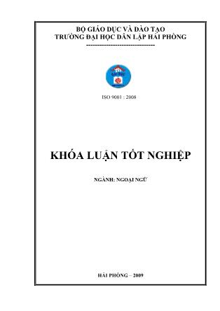 Khóa luận Causative verbs - Vũ Thị Thanh Huyền