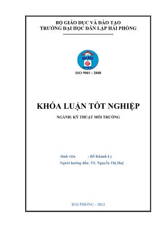 Khóa luận Đánh giá hiện trạng ô nhiễm môi trường không khí ở Việt Nam do phát thải các chất hữu cơ khó phân hủy Pops-Pcbs và đề xuất biện pháp giảm thiểu - Đỗ Khánh Ly