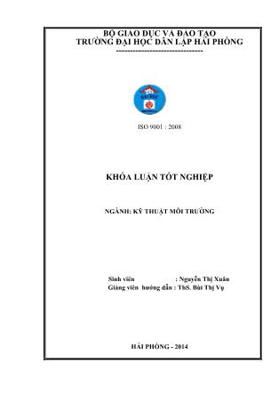 Khóa luận Đánh giá tác động môi trường dự án xây dựng nhà mạ kẽm và chế tạo kết cấu thép của công ty cổ phần mạ kẽm lisemco 2 - Nguyễn Thị Xuân