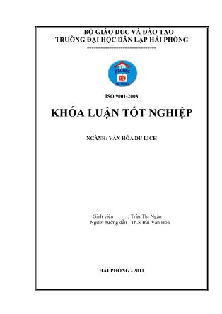 Khóa luận Du lịch thiền–hiện trạng và giải pháp phát triển ở Quảng Ninh - Trần Thị Ngân