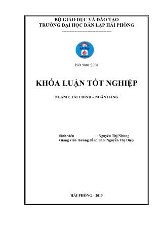 Khóa luận Giải pháp nâng cao hiệu quả huy động vốn tiền gửi tại ngân hàng TM cổ phần á châu chi nhánh Quảng Ninh - Nguyễn Thị Nhung