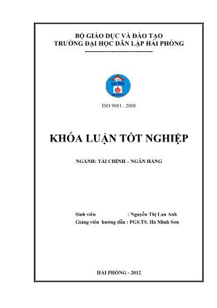 Khóa luận Giải pháp tăng cường công tác huy động vốn tại ngân hàng thương mại cổ phần quốc tế Việt Nam chi nhánh Hồng Bàng