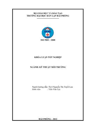 Khóa luận Hiện trạng chất lượng môi trường không khí thành phố Hải Phòng giai đoạn 2006-2011