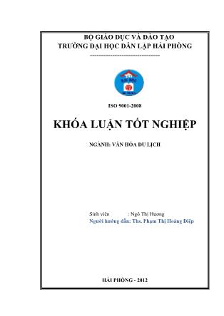 Khóa luận Hiện trạng, tiềm năng và giải pháp phát triển loại hình du lịch team building ở Hải Phòng