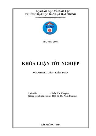 Khóa luận Hoàn thiện công tác kế toán doanh thu, chi phí và xác định kết quả kinh doanh tại công ty cổ phần đầu tư HT VINA