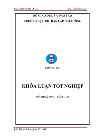 Khóa luận Hoàn thiện công tác kế toán hạch toán chi phí sản xuất và tính giá thành sản phẩm tại công ty cổ phần tư vấn thiết kế xây dựng Nam Anh