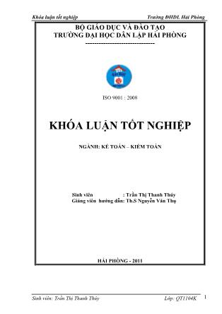 Khóa luận Hoàn thiện công tác kế toán hạch toán doanh thu, chi phí và xác định kết quả kinh doanh tại công ty tnhh TM&DV Đức Huy