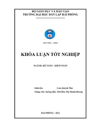 Khóa luận Hoàn thiện công tác kế toán nguyên vật liệu, công cụ dụng cụ tại công ty TNHH may Thiên Nam