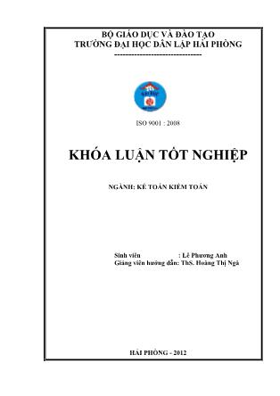 Khóa luận Hoàn thiện công tác kế toán tiền lương và các khoản trích theo lương tại công ty TNHH May Thiên Nam - Lê Phương Anh