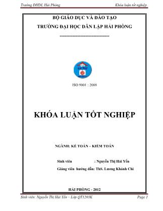 Khóa luận Hoàn thiện tổ chức công tác kế toán doanh thu, chi phí và xác định kết quả kinh doanh tại Công ty trách nhiệm hữu hạn thƣơng mại Đông Á