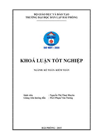 Khóa luận Hoàn thiện tổ chức kế toán doanh thu, chi phí và xác định kết quả kinh doanh tại công ty TNHH in và quảng cáo Trường Hồng