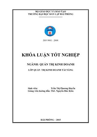 Khóa luận Hoàn thiện tổ chức kế toán thanh toán nhằm quản lý tốt công nợ tại công ty tnhh thƣơng mại và dịch vụ thiết bị điện Thanh Linh - Trần Thị Phương Huyền